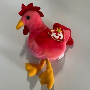 TY Beanie Baby * Strut the Rooster * Date of birth: March 8,‎ 1996
